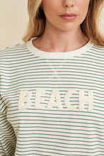 Load image into Gallery viewer, CT13524B - BEACH STRIPED PULLOVER TOP

