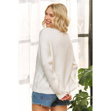 Load image into Gallery viewer, MARDI GRAS SQUINCE PRINT RELAXED FIT PULLOVER TOP
