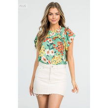 Load image into Gallery viewer, /Size XL/ Floral Smocked Detail Blouse
