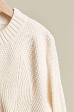 Load image into Gallery viewer, Oversize Round Neck Sweater with Fringe
