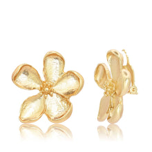 Load image into Gallery viewer, Large Flower Clip-On Earrings - Large &amp; Eye-Catching
