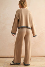 Load image into Gallery viewer, P5465ST   RUFFLED HEM KNITTED PANTS
