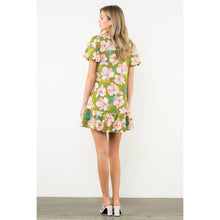 Load image into Gallery viewer, Puff Sleeve Floral Print Dress

