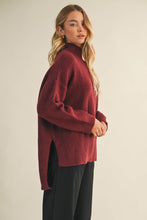 Load image into Gallery viewer, MOCK NECK SWEATER TOP
