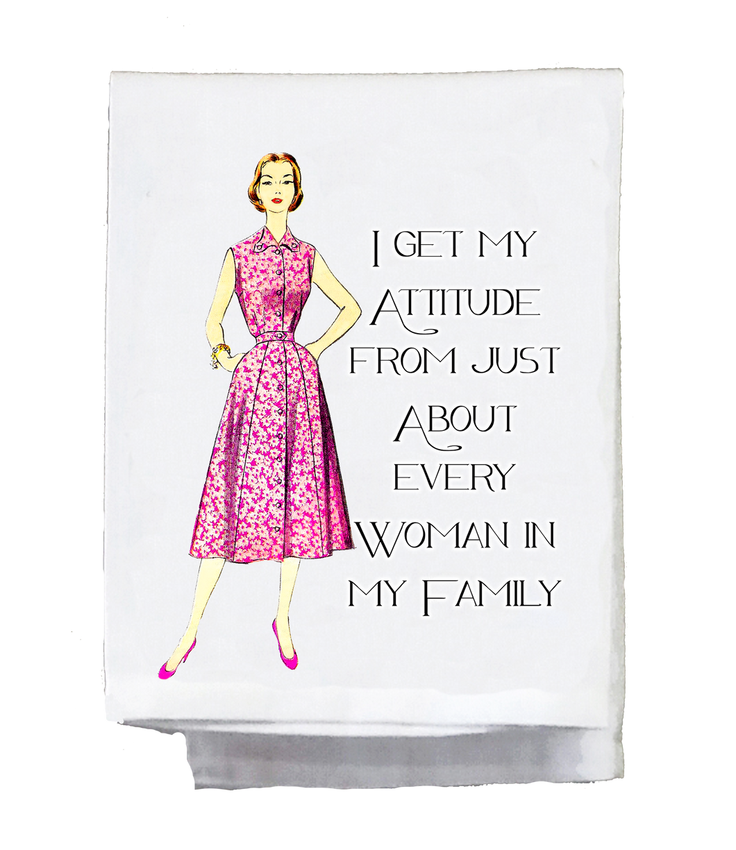 Sassy Girl, I get my attitude from just about