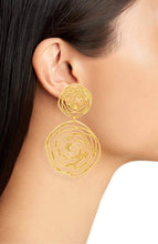 Load image into Gallery viewer, Floral Statement Earrings: Bold &amp; Beautiful Accessory

