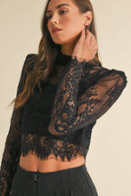 Load image into Gallery viewer, Romantic Lace Long sleeve Blouse Top
