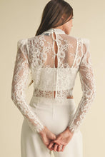 Load image into Gallery viewer, Romantic Lace Long sleeve Blouse Top
