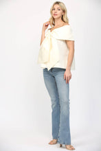 Load image into Gallery viewer, BIG BOW OFF THE SHOULDER TOP
