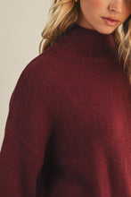 Load image into Gallery viewer, MOCK NECK SWEATER TOP
