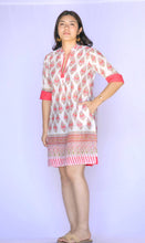 Load image into Gallery viewer, Amelia Dress - Beige/red
