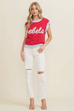 Load image into Gallery viewer, Rebels Game Day Women&#39;s Knit Sweater
