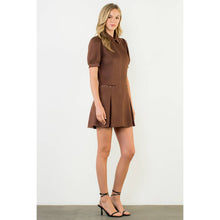 Load image into Gallery viewer, Suede Short Sleeeve Dress
