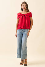 Load image into Gallery viewer, Bow Accented Off The Shoulder Top
