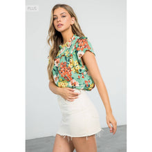Load image into Gallery viewer, /Size XL/ Floral Smocked Detail Blouse

