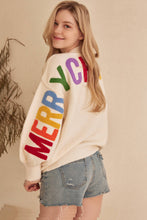 Load image into Gallery viewer, OVERSIZE Christmas Sweater with Lettering
