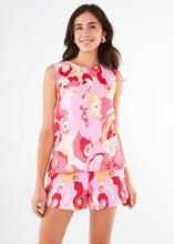 Load image into Gallery viewer, Zoe Top Pink Retro Jacquard
