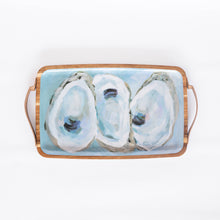 Load image into Gallery viewer, Wooden Serving Tray (Rectangle) - Coastal Oysters
