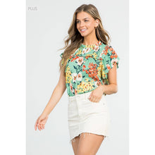 Load image into Gallery viewer, /Size XL/ Floral Smocked Detail Blouse
