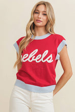 Load image into Gallery viewer, Rebels Game Day Women&#39;s Knit Sweater
