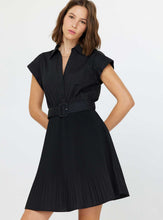 Load image into Gallery viewer, Pleated Shirts Mini Dress
