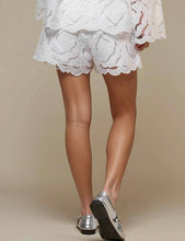 Load image into Gallery viewer, Ladies Hallow Out Botton Down Shirt Shorts 2PCS Set SKST50314
