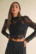 Load image into Gallery viewer, Romantic Lace Long sleeve Blouse Top
