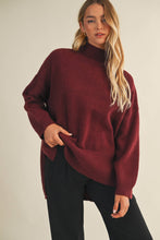 Load image into Gallery viewer, MOCK NECK SWEATER TOP
