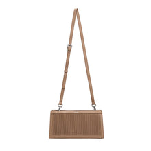 Load image into Gallery viewer, Abigail Clutch - Recycled Vegan Bag - Sand Pleated
