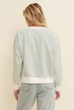 Load image into Gallery viewer, CT13524B - BEACH STRIPED PULLOVER TOP
