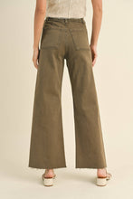 Load image into Gallery viewer, MMP1913   STRAIGHT WIDE LEG PANTS WITH FRONT POCKET

