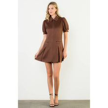 Load image into Gallery viewer, Suede Short Sleeeve Dress
