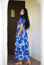 Load image into Gallery viewer, Carrie Cotton Dress Navy
