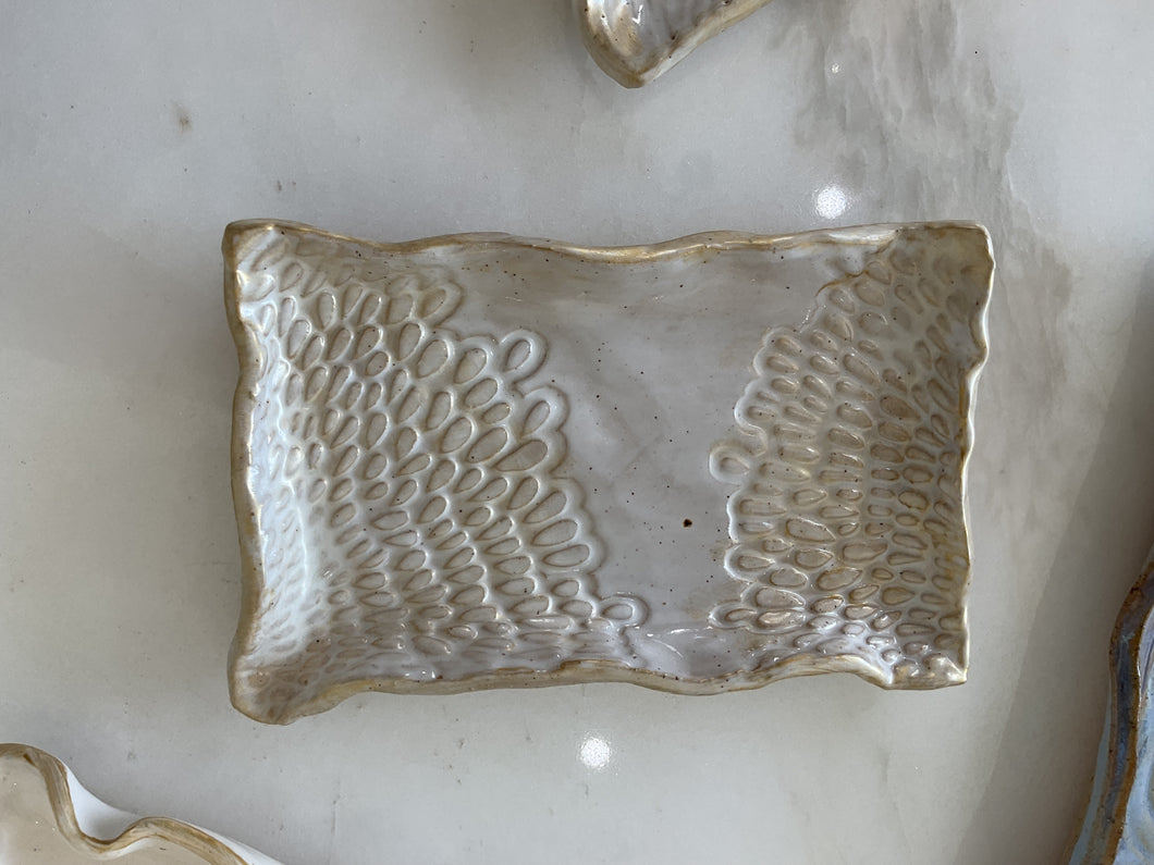 White Petal Tray