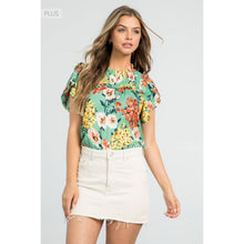 Load image into Gallery viewer, /Size XL/ Floral Smocked Detail Blouse
