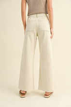 Load image into Gallery viewer, MMP1913   STRAIGHT WIDE LEG PANTS WITH FRONT POCKET
