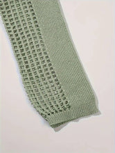 Load image into Gallery viewer, Hollow Out Knit Drop Sleeve Sweater
