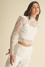 Load image into Gallery viewer, Romantic Lace Long sleeve Blouse Top
