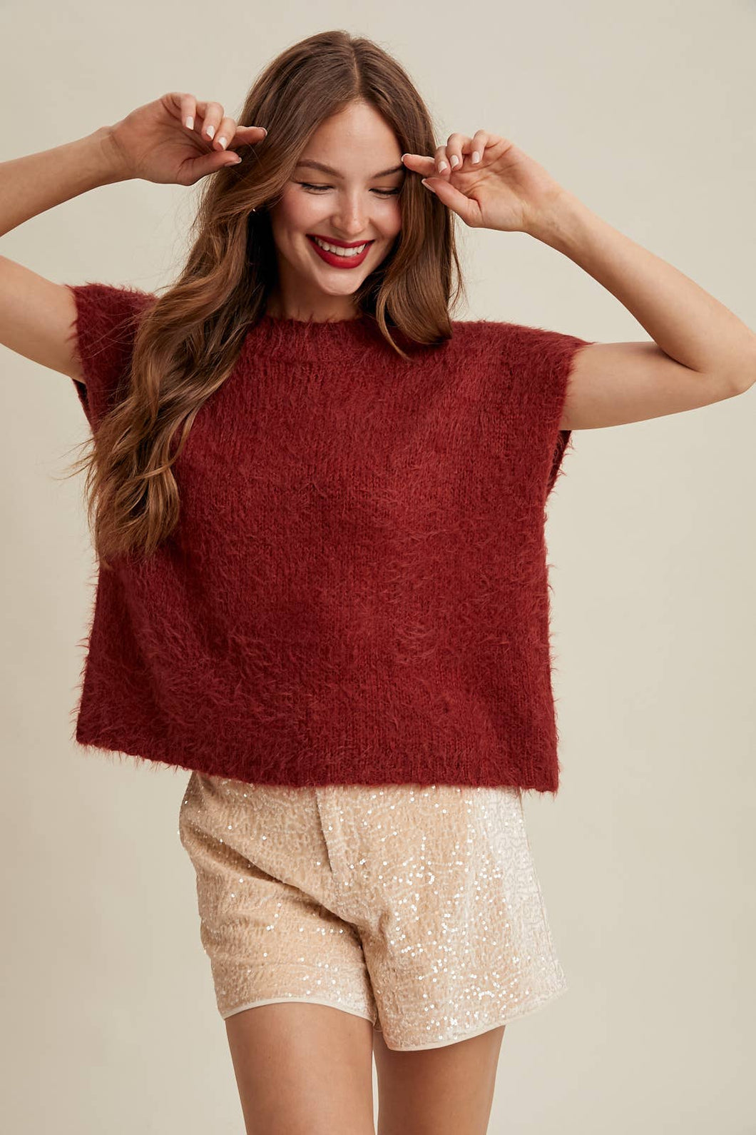 MOHAIR SWEATER VEST