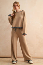 Load image into Gallery viewer, P5465ST   RUFFLED HEM KNITTED PANTS
