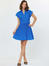 Load image into Gallery viewer, Pleated Shirts Mini Dress
