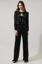 Load image into Gallery viewer, Katy Sequin Bow Tie Cardigan
