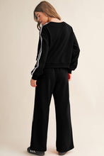 Load image into Gallery viewer, Stripe Cropped Top &amp; Wide Leg Pants 2pcs Set | S-XL
