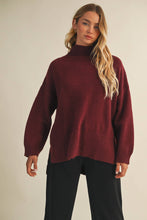 Load image into Gallery viewer, MOCK NECK SWEATER TOP

