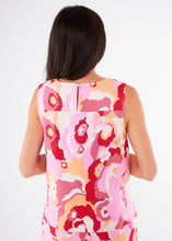 Load image into Gallery viewer, Zoe Top Pink Retro Jacquard
