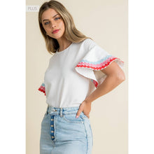 Load image into Gallery viewer, /Size XL/ Flutter Sleeve Top
