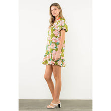 Load image into Gallery viewer, Puff Sleeve Floral Print Dress
