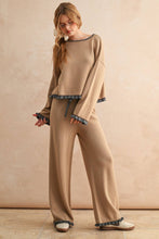 Load image into Gallery viewer, T5466ST   RUFFLED HEM DETAIL KNITTED TOP
