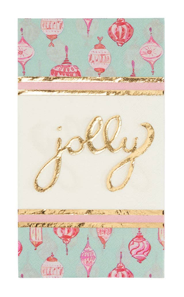 Jolly Holiday Paper Guest Towel Napkin/20pk