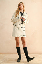 Load image into Gallery viewer, S5683ST   STITCH PATTERN DETAILED KNIT SKIRT
